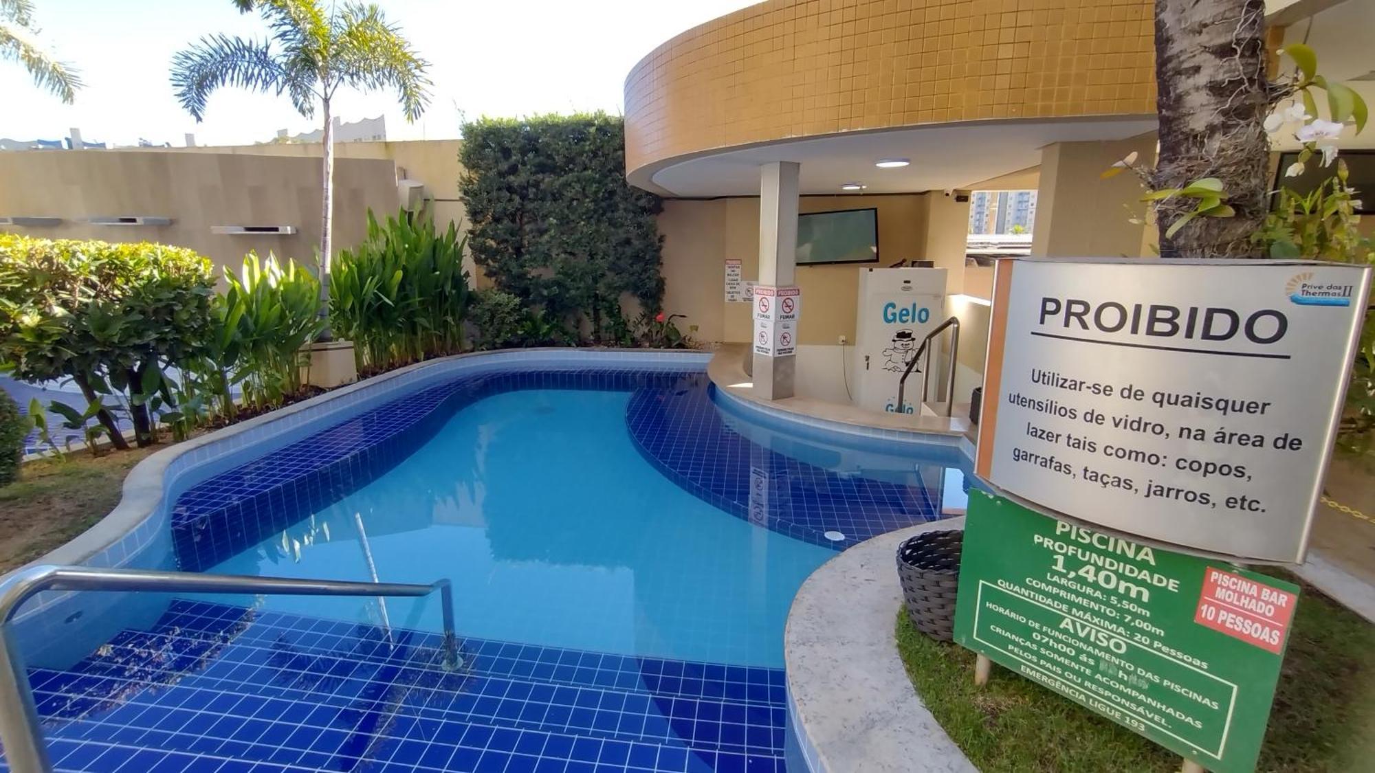 Prive Das Thermas II Caldas Novas - Achei Ferias - Com Roupa De Cama Luaran gambar